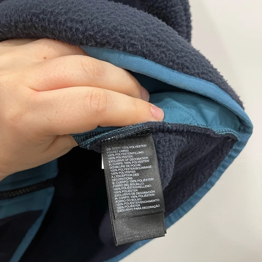 The North Face Men’s Carbondale Vest Full Zip Aviator Navy Mallard Blue XXL New